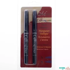 Estuche 2 Rotuladores Caligráficos Cursiva