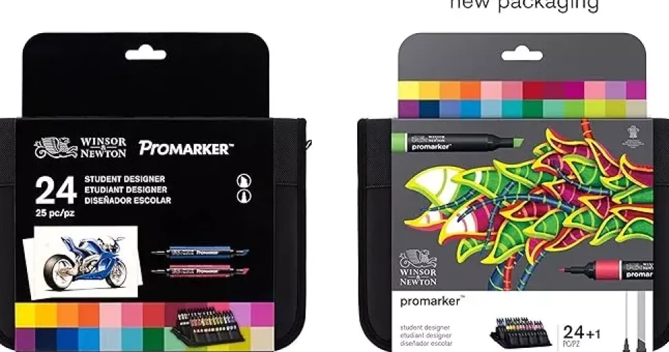 Estuche 24 Rotuladores ProMarker Winson And Newton