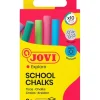 Estuche 10 tizas anti polvo colores surtidos Jovi