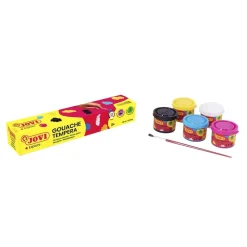 Estuche 5 témperas Jovi 35ml
