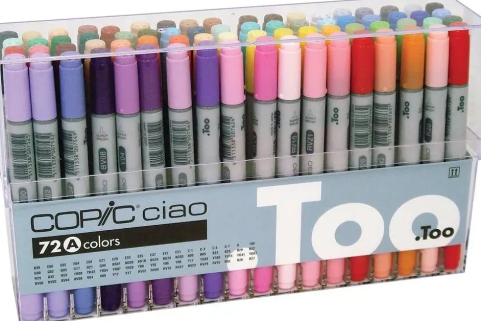 Estuche A de 72 rotuladores Copic Ciao