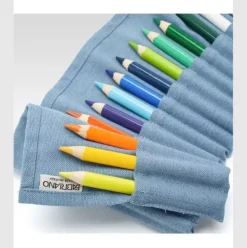 Estuche azul claro 24 lápices acuarelables Eco Fabriano