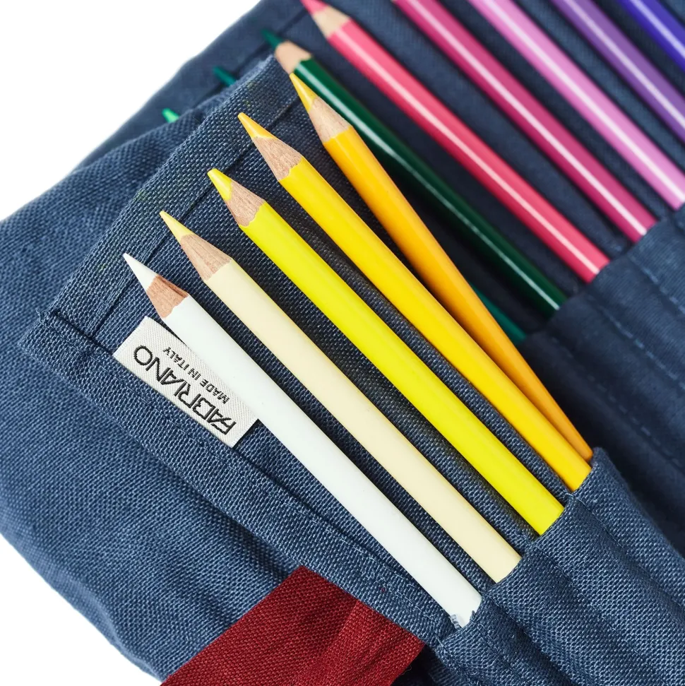 Estuche cartuchera 36 colores acuarelables Fabriano