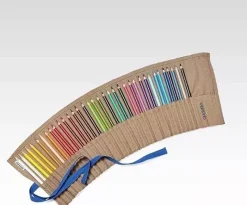 Estuche Cartuchera Marrón 36 Colores Acuarelables Fabriano Boutique