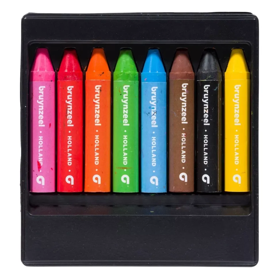 Estuche de 8 Ceras Bruynzeel