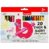 Estuche de 20 Lápices de color Kids Cortos / Gruesos Bruynzeel