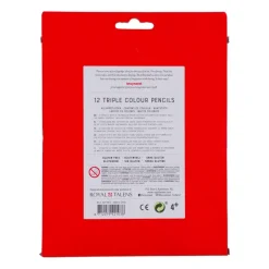 Estuche de 12 Lápices de Colores Kids Triangulares Bruynzeel