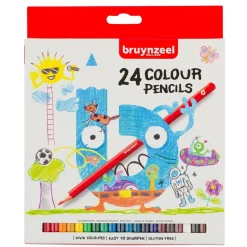 Estuche de 24 Lápices de color Kids Bruynzeel