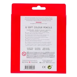 Estuche de 6 Lápices de color Kids Blandos Bruynzeel