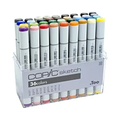 Estuche de 36 rotuladores Básicos Copic Sketch