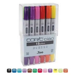 Estuche de 12 rotuladores Copic Ciao