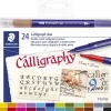 Estuche de 24 rotuladores de doble punta para caligrafía Staedtler