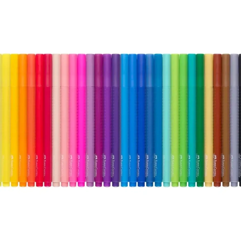 Estuche de 30 rotuladores Grip Faber Castell