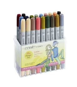 Estuche de 20 rotuladores Love Copic Ciao