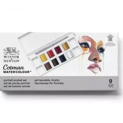 Estuche de Bolsillo 8 Acuarelas Cotman Retrato Winsor and Newton