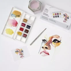 Estuche de Bolsillo 8 Acuarelas Cotman Retrato Winsor and Newton