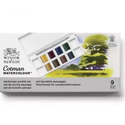 Estuche de Bolsillo 8 Acuarelas Cotman Paisajes Winsor and Newton