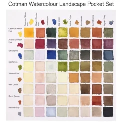 Estuche de Bolsillo 8 Acuarelas Cotman Paisajes Winsor and Newton