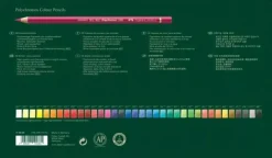 Estuche de Metal 36 Lápices de colores Polychromos Faber-Castell