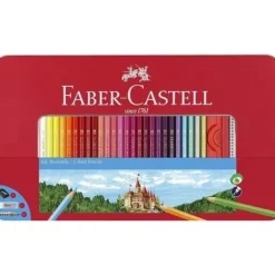 Estuche de Metal 60 lápices de colores Classic Faber-Castell