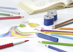 Estuche de Metal 36 Lápices Colour Grip Faber-Castell