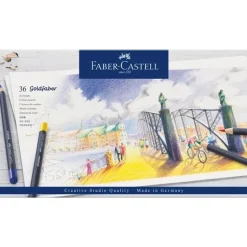 Estuche de Metal 36 lápices de colores Goldfaber Faber-Castell