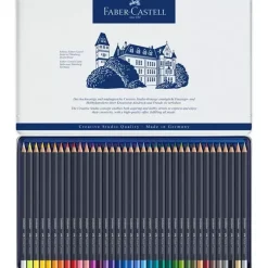 Estuche de Metal 36 lápices de colores Goldfaber Faber-Castell