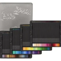 Estuche de Metal 100 Lápices de colores Black Edition Faber-Castell