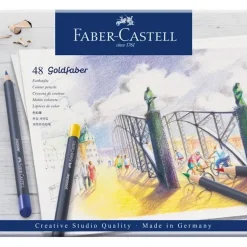Estuche de Metal 48 lápices de colores Goldfaber Faber-Castell