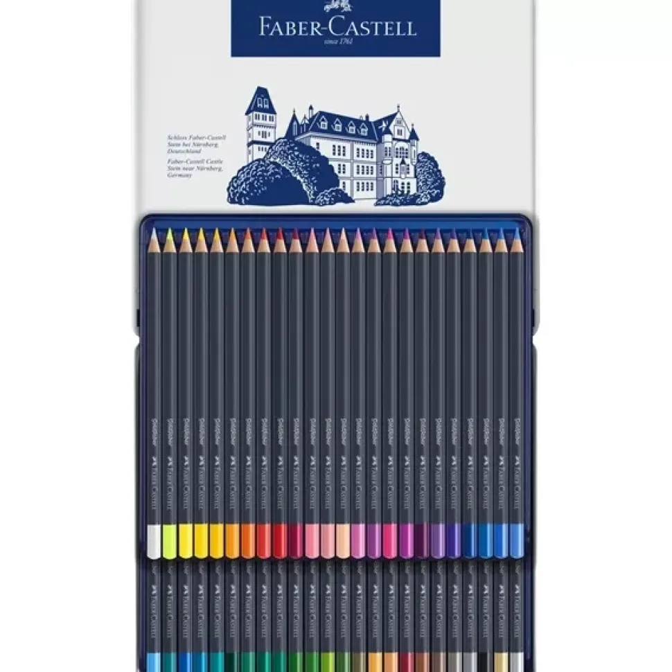Estuche de Metal 48 lápices de colores Goldfaber Faber-Castell