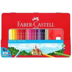 Estuche de Metal 48 lápices de colores Classic Faber-Castell