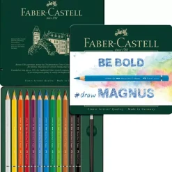 Estuche de Metal 12 Lápices Acuarelables Albrecht Dürer Faber-Castell