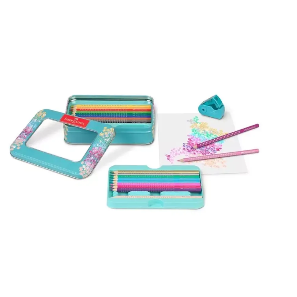 Estuche de Metal 21 piezas Sparkle Faber-Castell
