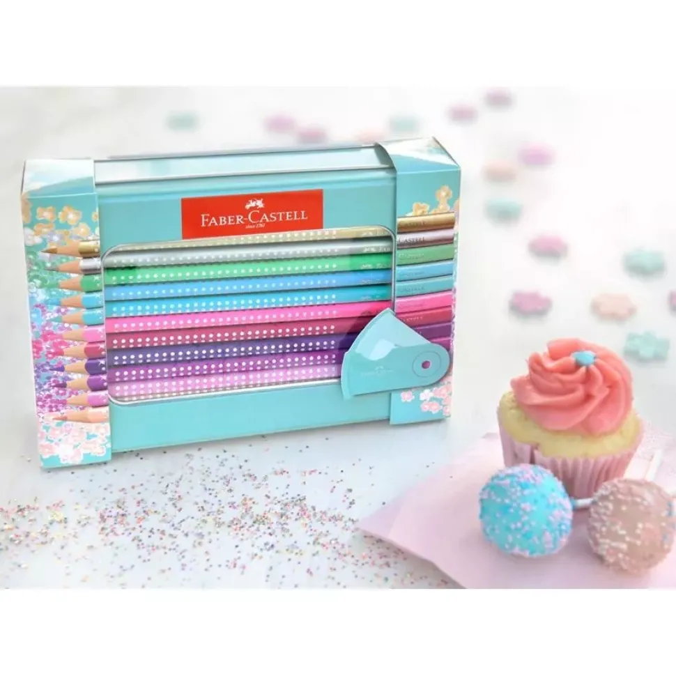 Estuche de Metal 21 piezas Sparkle Faber-Castell