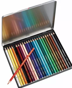Estuche de Metal Arty 24 Lápices Acuarelables STABILO Aquacolor