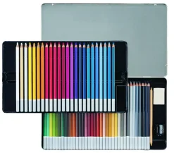 Estuche de Metal Arty 60 Lápices Tiza-Pastel STABILO CarbOthello