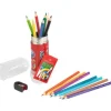 Estuche de Metal Cohete 15 piezas Colour Grip Faber-Castell