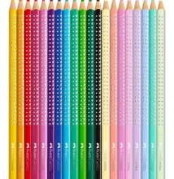 Estuche de Metal Mariposa 12 Lápices de colores Sparkle Faber-Castell