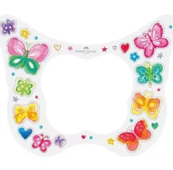 Estuche de Metal Mariposa 12 Lápices de colores Sparkle Faber-Castell