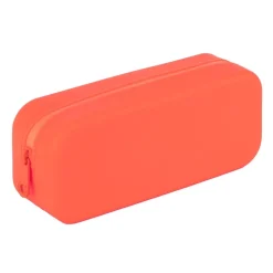 Estuche de silicona rectangular naranja Neon Apli