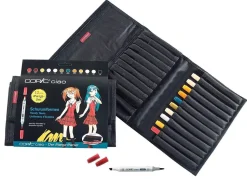 Estuche de tela con 12 rotuladores Manga Trendy Teens Copic Ciao