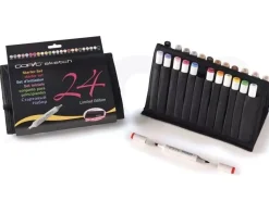 Estuche de tela con 24 rotuladores Iniciación al manga Copic Ciao