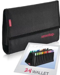 Estuche de tela para 24 rotuladores