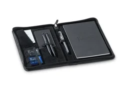 Estuche de viaje de cuero negro Kaweco
