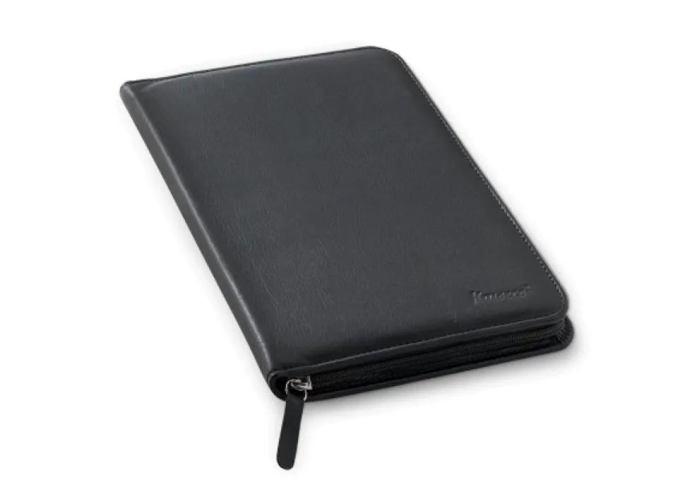 Estuche de viaje de cuero negro Kaweco