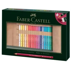 Estuche Enrollable 30 Lápices de colores Polychromos Faber-Castell