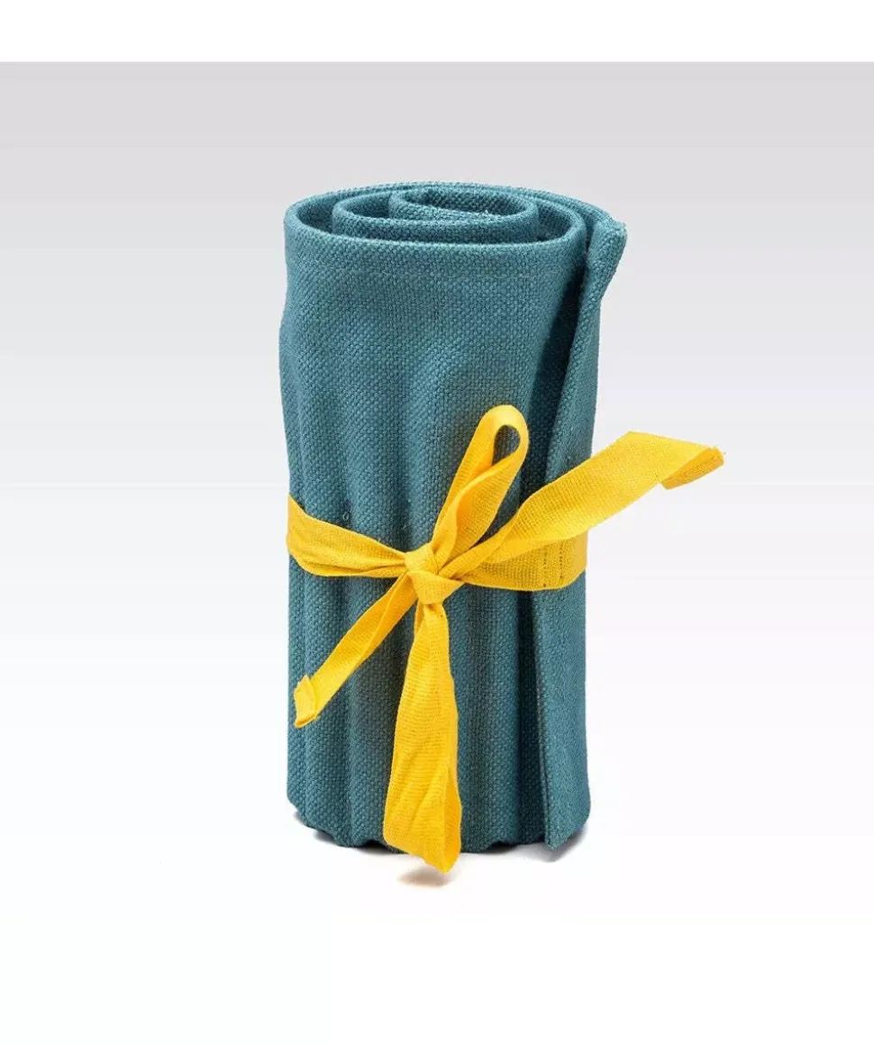 Estuche enrollable aquamarino 24 lápices acuarelables Fabriano