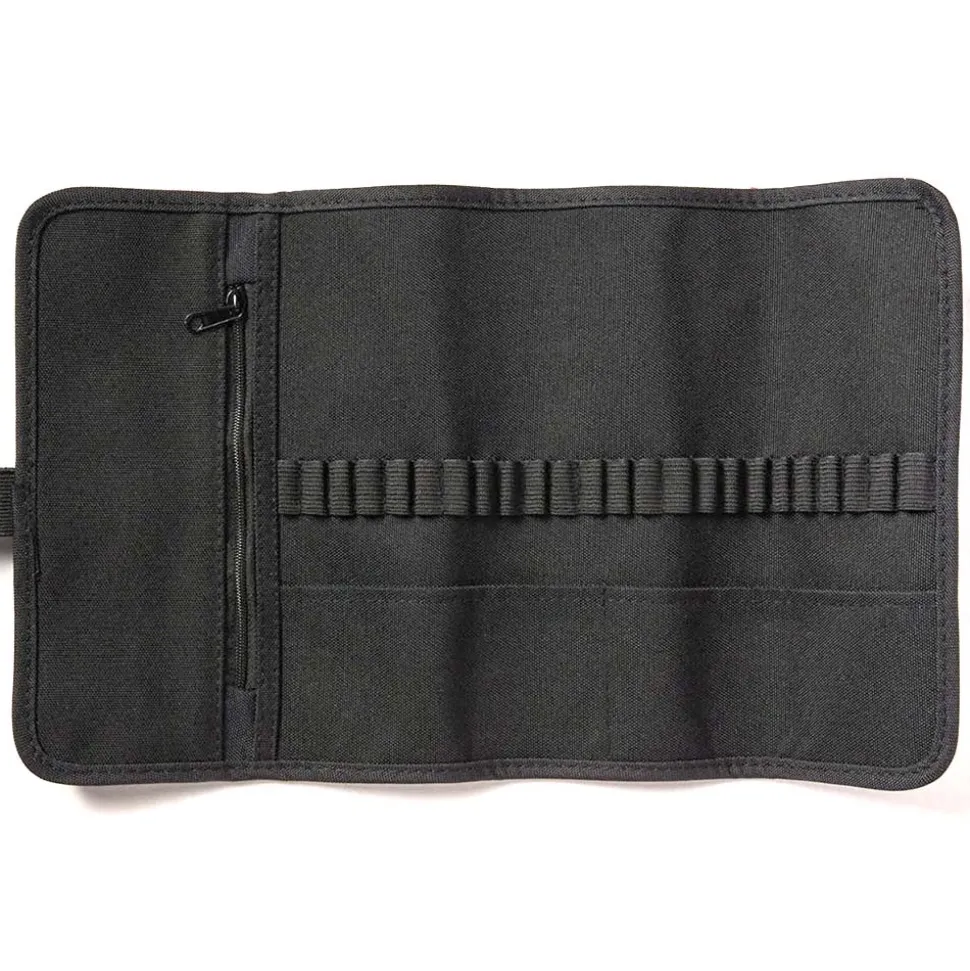 Estuche enrollable para 24 lápices negro Derwent