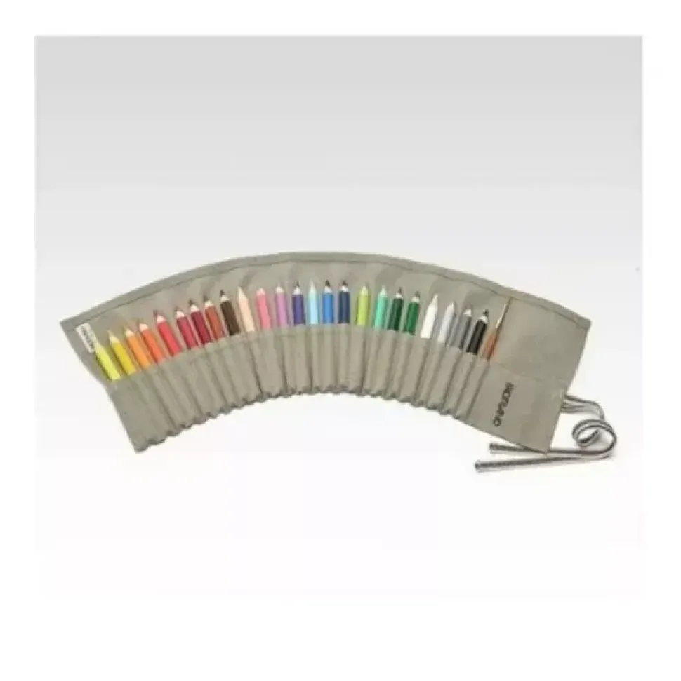 Estuche gris plomo 24 lápices acuarelables Eco Fabriano