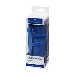 Estuche Lleno Tela Enrollable Azul para 30 piezas Goldfaber Faber-Castell